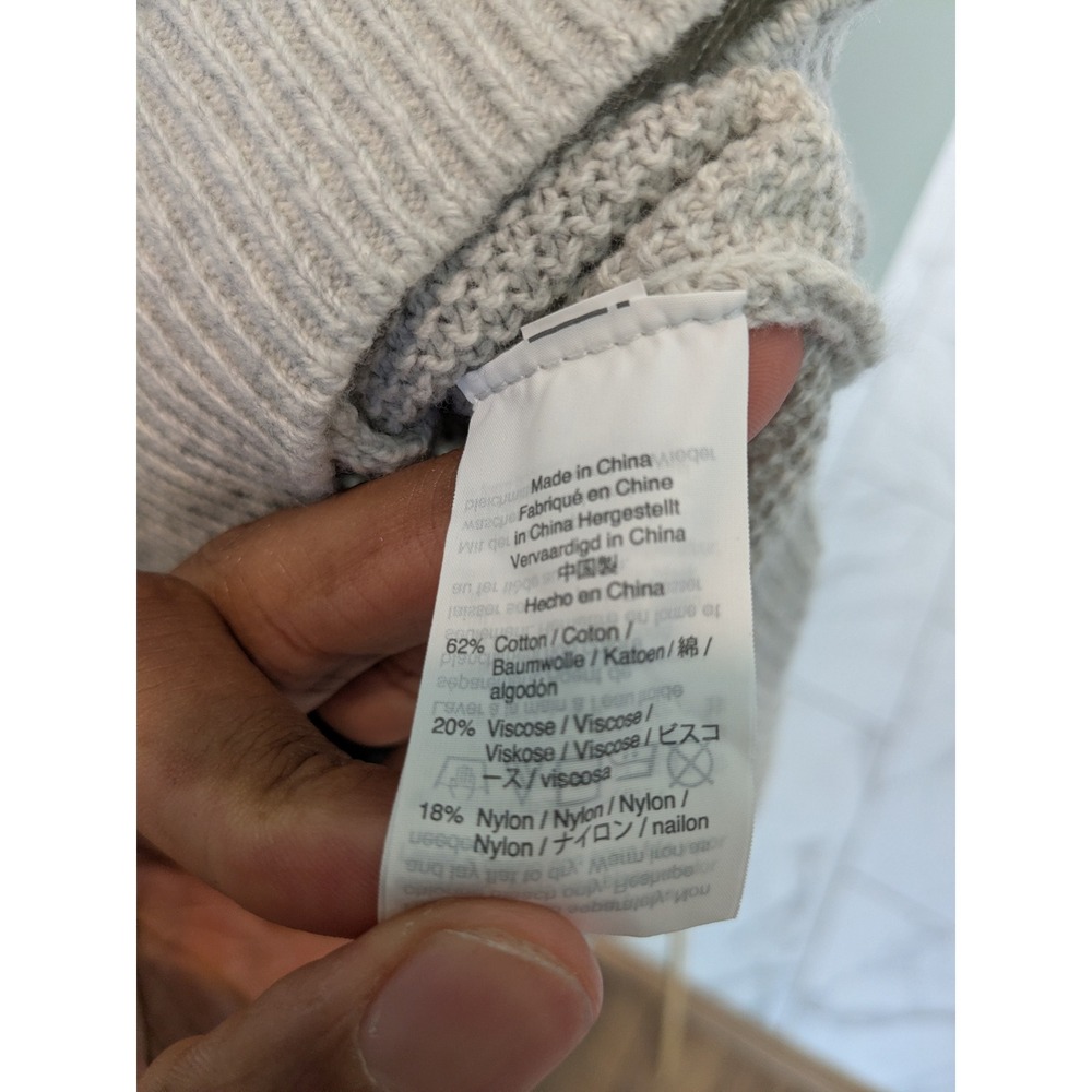 Madewell Heather Fog Knit Cardigan‎ Sweater Button Front Pockets XXS - Picture 6 of 10